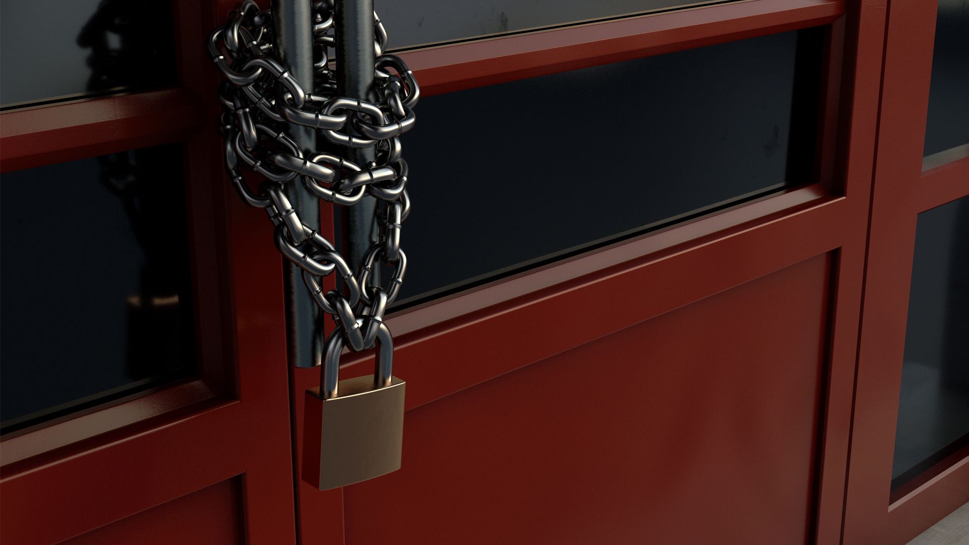 Put the door chain