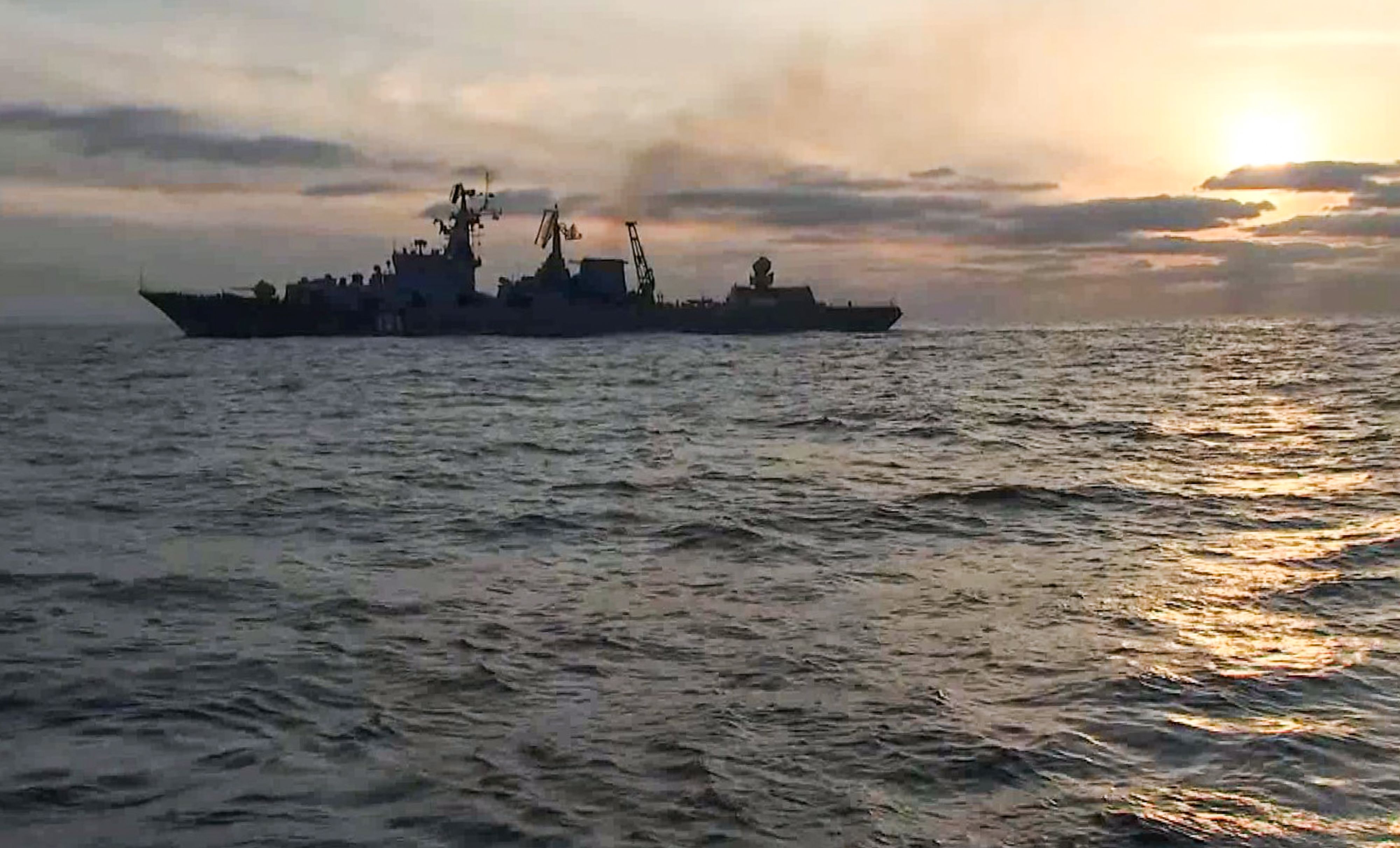 Потоплен российский корабль в черном море сегодня