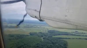 Пассажир снял на видео один из последних полётов Ан-24, разбившегося в Амурской области