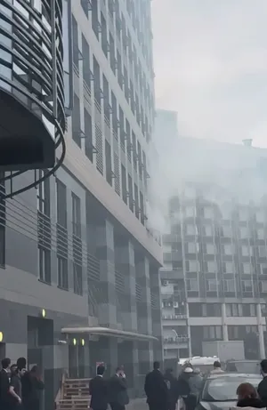 В Москве в отеле Radisson Blu Олимпийский произошёл пожар