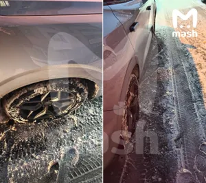 В Подмосковье неизвестный по ночам прокалывает шины всем, кто паркуется вторым рядом