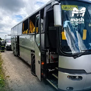ВСУ ударили БПЛА по автобусу с детской командой из Беларуси в Брянской области