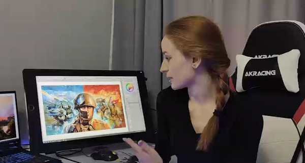 Художница из ДНР ко Дню защитника Отечества нарисовала эскиз для мурала в Ростове и билбордов Донецка и Макеевки