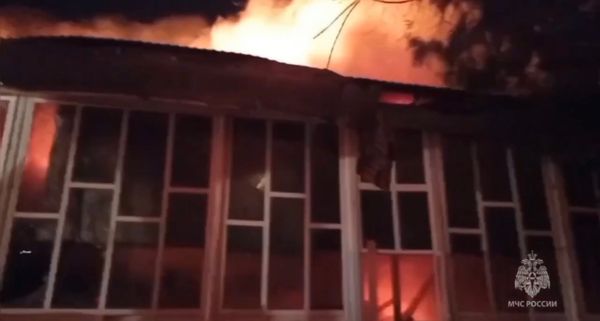 Пожар в детском лагере Дмитриадовки