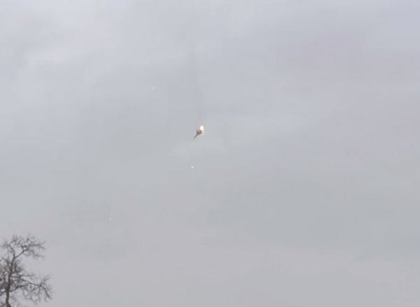 Военный самолёт упал в море около Севастополя
