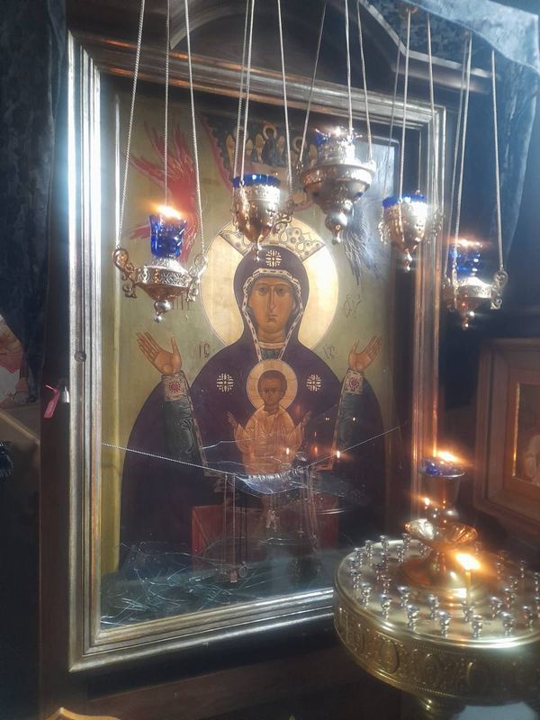 В Зеленограде вандал разбил чудотворную икону в храме Преподобного Сергия Радонежского