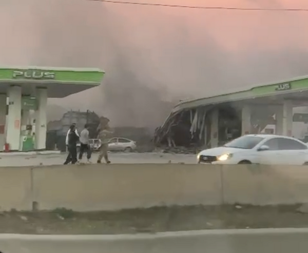 На АЗС в Махачкале прозвучал взрыв