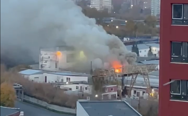 В Екатеринбурге загорелась ИК-10
