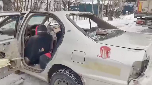 Житель Читы разбил машину, потому что она не завелась в мороз
