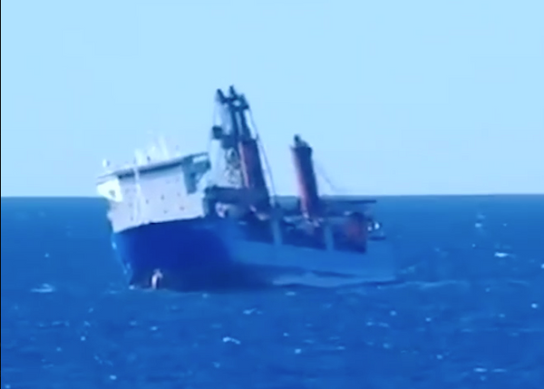 Российское судно Ursa Major затонуло в Средиземном море