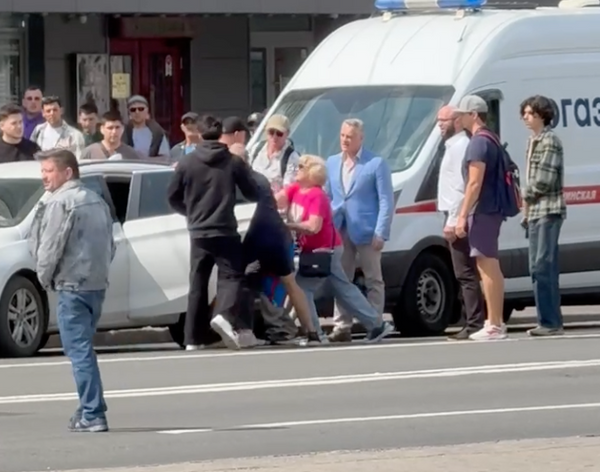 В Москве группа мужчин силой посадила молодую девушку в машину