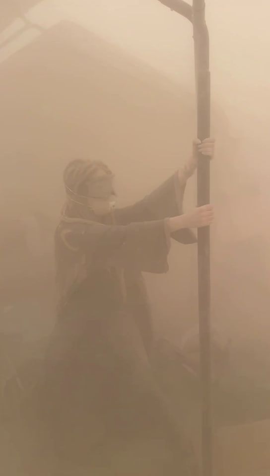 Российские туристы, приехавшие на фестиваль Burning Man, попали в песчаную бурю в пустыне