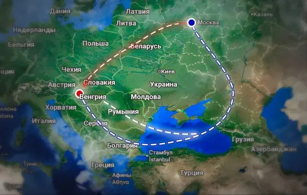 Стал известен вероятный маршрут Владимира Путина в Венгрию