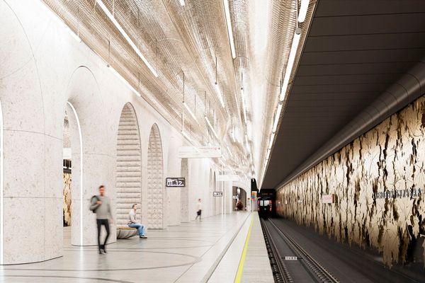 Показываем, как будет выглядеть новая станция метро "Кленовый бульвар" в Москве