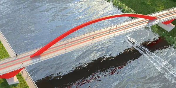 Ещё один пешеходный мост появится в Мнёвниковской пойме