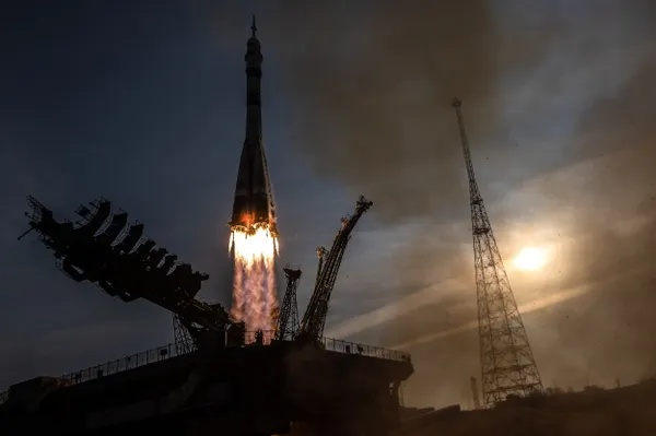 Репортаж Mash с запуска ракеты МС-28 на Байконуре