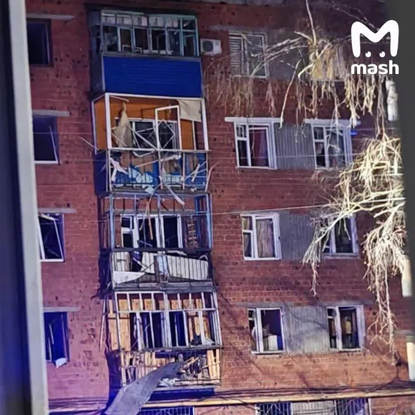 Момент удара беспилотника в Чебоксарах попал на видео