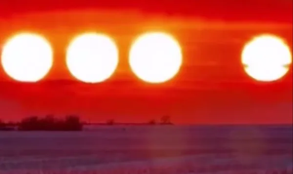 Сразу четыре солнца взошли над Аляской