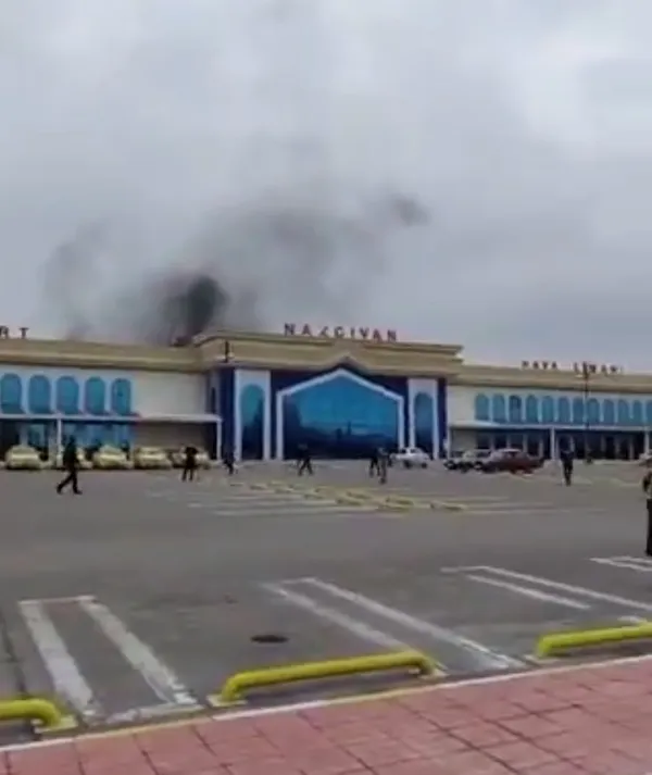 Иранский дрон ударил по аэропорту города Нахичевань в Азербайджане