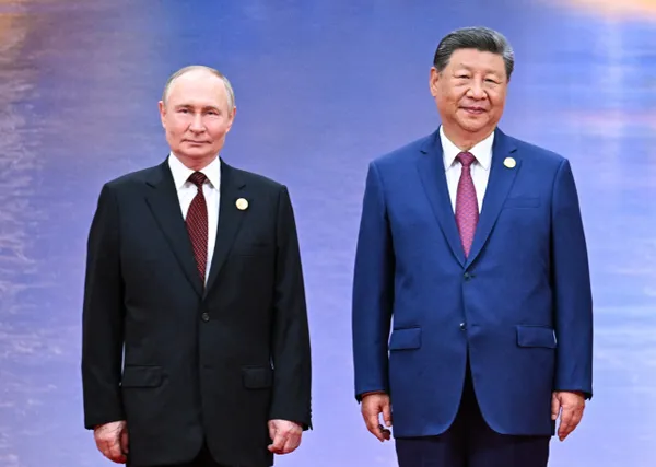Владимир Путин прилетел в Китай