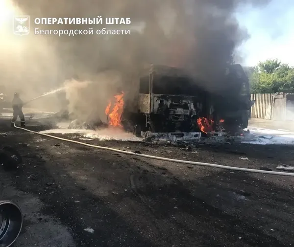 Дрон атаковал автобус Белгород — Шебекино, погибли пять человек