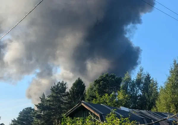 Пожар на Камском заводе масел в Перми