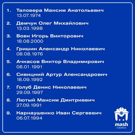 Минобороны опубликовало списки раненных при ударе по СИЗО в Еленовке среди украинских пленных