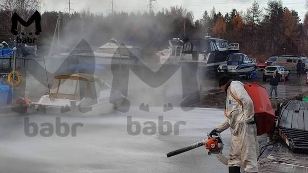 В Иркутске на реке Ангара произошёл разлив нефтепродуктов