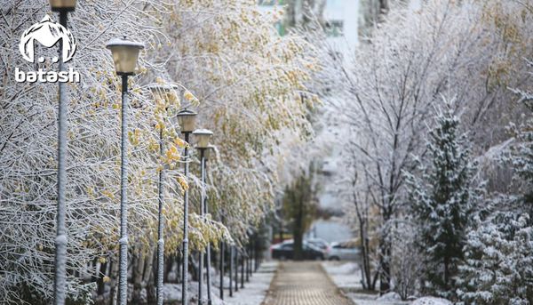 Уфу накрыл первый слой снега