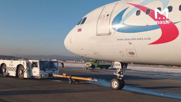 Появились подробности экстренной посадки Airbus A320 в аэропорту Иркутска