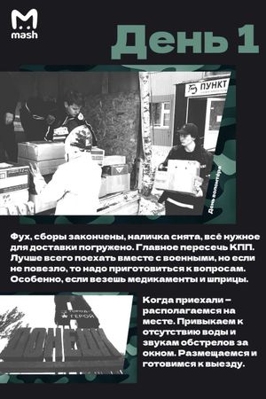 Mash показал, как проходит день волонтёра в новых российских регионах