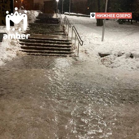 На Калининград и область обрушился ледяной дождь