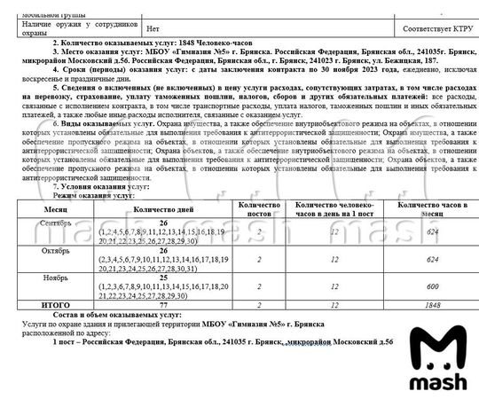 В день стрельбы в школе Брянска не должно было быть охраны