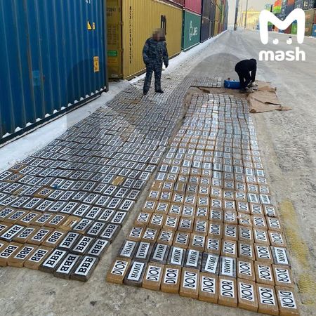Более тонны кокаина изъяли в порту Санкт-Петербурга