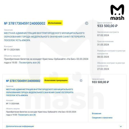 Администрация посёлка под Петербургом закупила билеты на концерт Орбакайте почти на миллион бюджетных рублей