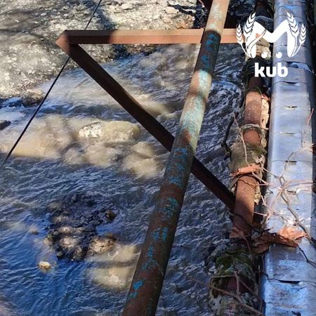 Водоканал сливает канализационные отходы в реку Псахе в Сочи