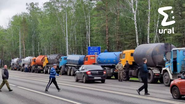 Грузоперевозчики устроили протесты в Кургане