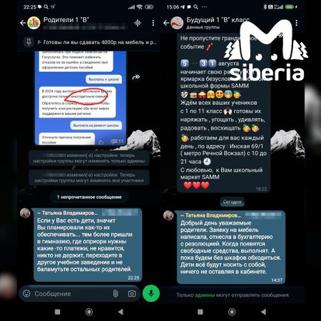 Родители первоклашек новосибирского "Горностая" жалуются на поборы