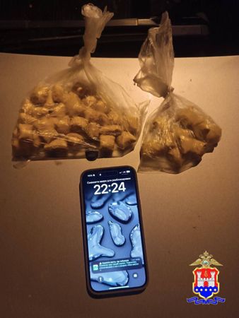 В Калининграде задержали 28-летнего молодого человека, прятавшего очередную закладку