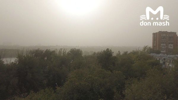 Пыльная буря пришла в Ростовскую область