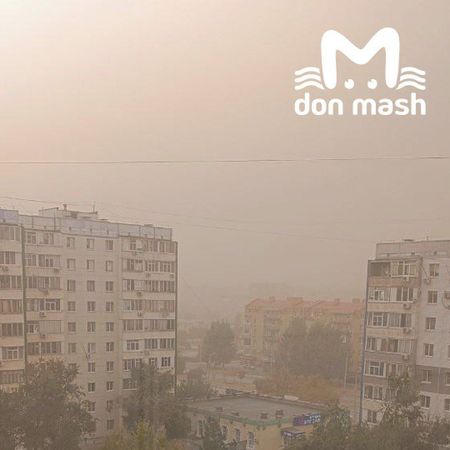 Пыльная буря пришла в Ростовскую область