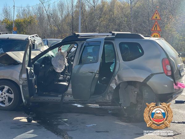Супружеская пара пенсионеров погибла в аварии с тремя автомобилями на окраине Уфы