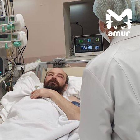 Первые кадры из реанимации спасённого мужчины, который 67 дней выживал в Охотском море