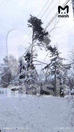 Из-за сильного снегопада в Тверской области более 10 тыс жителей остаются без света