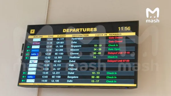 Сотни российских туристов вынужденно застряли на Шри-Ланке из-за потопов