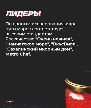 Роскачество проверило популярные образцы красной икры: результаты