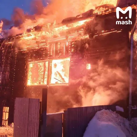 В Серпухове в пожаре в частном доме погибли два человека