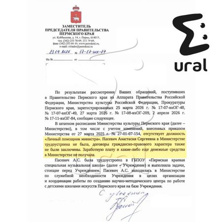 Работники пермского минкульта обвинили министра в трудоустройстве "своих" всерую