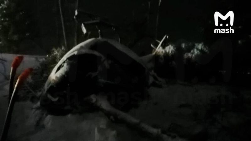 Спасатели нашли вертолёт, рухнувший в Башкирии. Один из его пассажиров скончался.