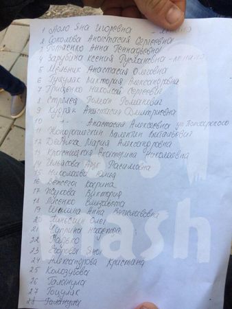 Этот список врачи керченской больницы показывают родственникам пострадавших, которые ищут своих родных.